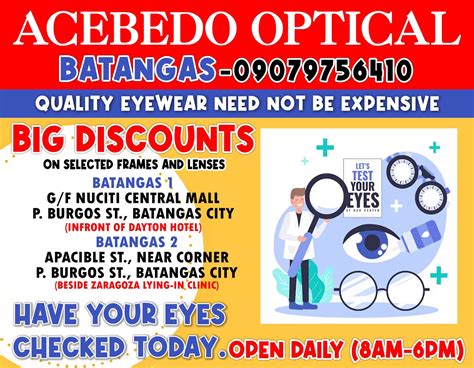 acebedo optical branches|Acebedo Optical .
